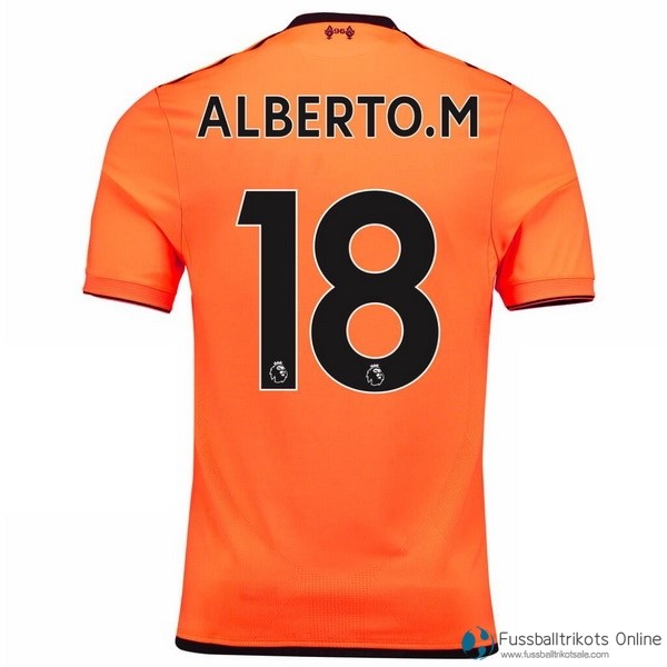 Liverpool Trikot Ausweich Alberto.M 2017-18 Fussballtrikots Günstig